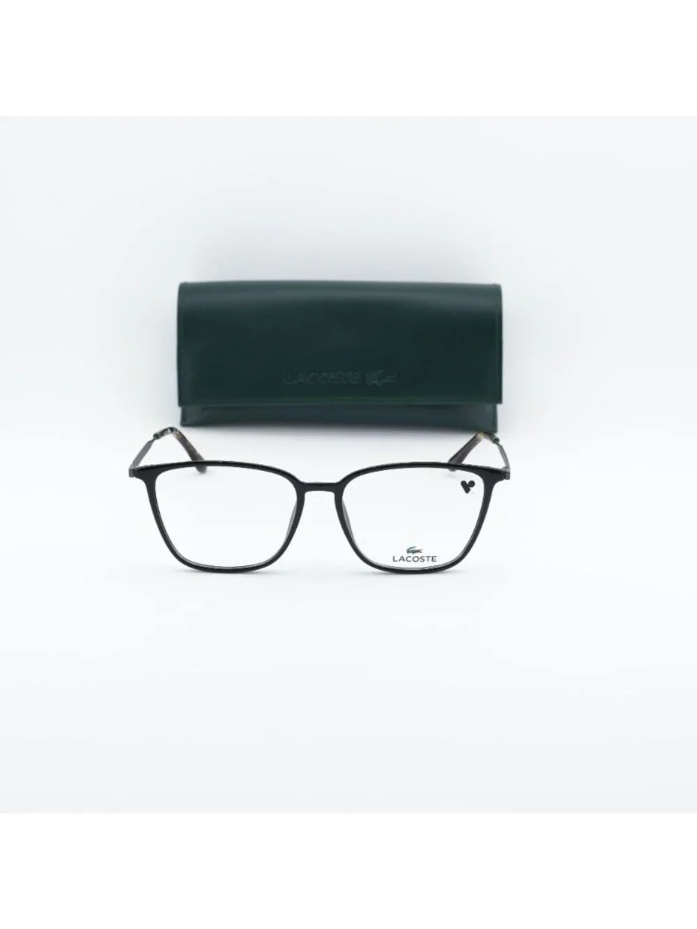 Lacoste L2984 N 001 Square 53mm Eyeglasses - Black